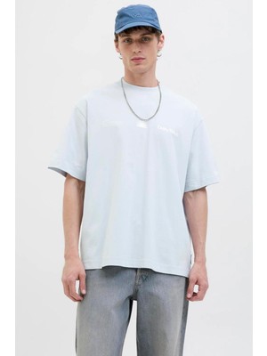 Jack & Jones 12279155 Jcoınfınıty Placement Tee Ss Crew Neck Erkek T-Shirt