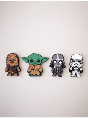 Nana Art Uzay Temalı Karakter 4' Lü Magnet Seti