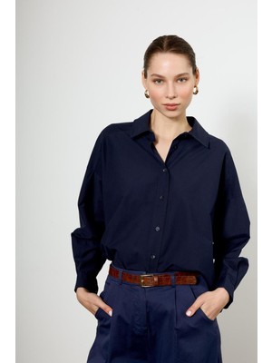 Perry 4943 Kadın Poplin Gömlek