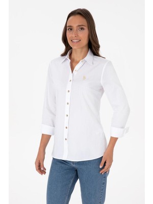 U.s. Polo Assn. G082SZ004-2230190 Slim Kadın Dokuma Gömlek