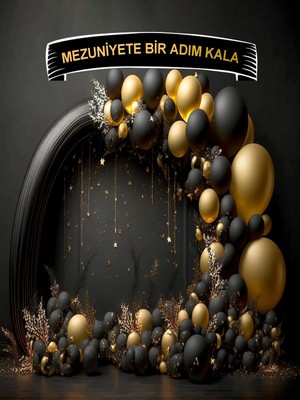 Promisebackdrop2 Mezuniyete Bir Adım Kala, Okul Etkinlik 200X200CM Ekleme Dikişli Kumaş Afiş