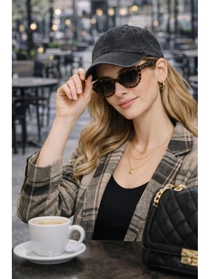 Wearflawless Unisex Yıkamalı Şapka Vintage Eskitme Düz Şapka , Günlük Trend Şapka,erkek Şapka, Kadın Şapka
