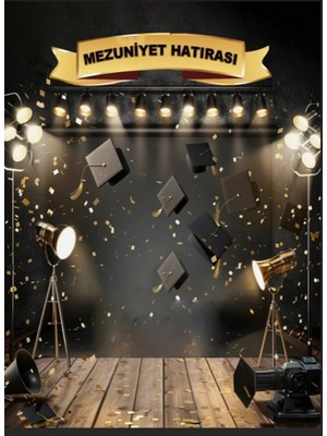Promisebackdrop2 250X200CM Ekleme Dikişli Mezuniyet Hatırası Okul Etkinlik Kumaş Pano
