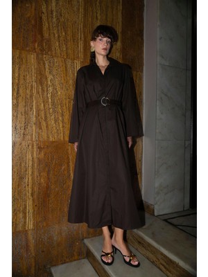 Perry 3350 Kadın Kemerli Elbise