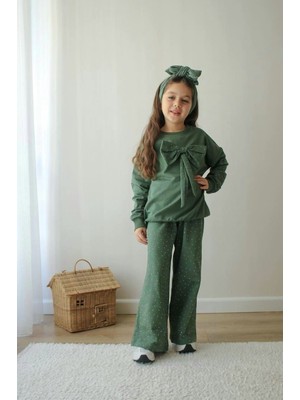 Miviko Kız Çocuk  Eşofman  Takımı Alt Üst  Set  Mevsimlik Baharlık  Süper  Kalite  Pamuklu  Kumaş  2li  ve  Full Esnek