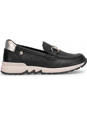 Mammamia D26YA-3975 Kadın Hakiki Deri Casual Ayakkabı Siyah