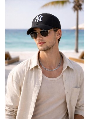 Wearflawless Unisex Ny Nakışlı Ayarlanabilir Şapka, Baseball Şapka, Kadın Şapka, Erkek Şapka