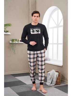 Pjs 23702 Erkek Baskılı Pijama Takım