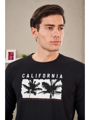 Pjs 23702 Erkek Baskılı Pijama Takım