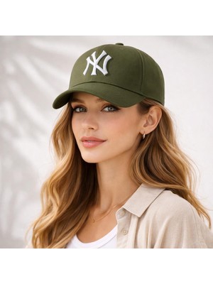Wearflawless Unisex Ny Nakışlı Ayarlanabilir Şapka, Baseball Şapka, Kadın Şapka, Erkek Şapka