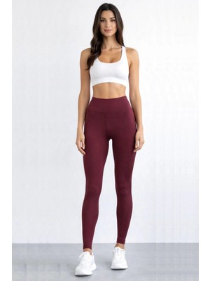 Hummel Lacky Tights 932349-2883 Kırmızı Kadın Tayt