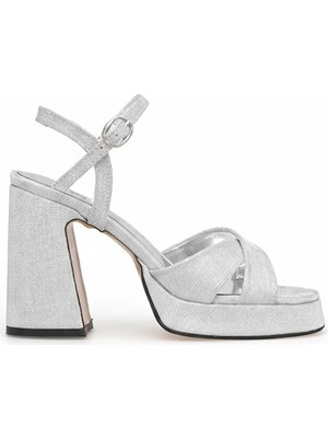 Beety 26BY222.705T Kadın Platform Ayakkabı Gümüş