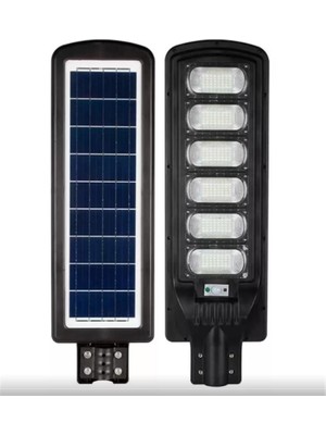 Dukkanıum Horoz Compact 300W LED Solar Sokak Armatürü 1567LM 6400K Smd LED Beyaz Işık Su Geçirmez Kumandalı