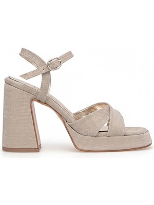 Beety 26BY222.705T Kadın Platform Ayakkabı Altın