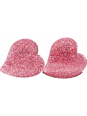Mini And Kids Mini & Kids Mini Kalp Kemik Toka Simli Pembe