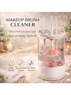 Banum Luxury Makeup Brush Lux Elektrikli Makyaj Fırçaları Temizleyici Makina