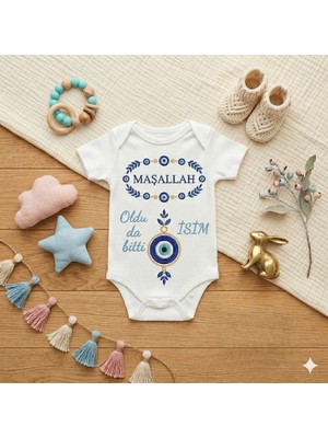 Novera Baby Organik %100 Pamuklu Bebek Zıbın Erkek Bebek Body Sünnet Oldum Bebek Badi