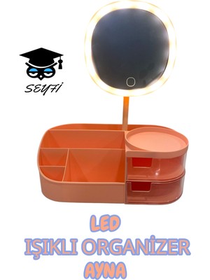 LED Işıklı Organizer Ayna