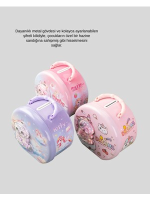 xirshop Şifreli Kumbara Mor