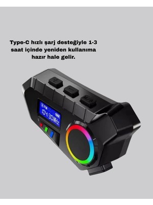 xirshop Bluetooth 5.4 Kablosuz Interkom+ Motor Disk Kilidi