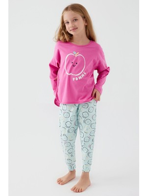 RolyPoly Roly Poly Kız Çocuk Pomme Elma Pamuklu Rahat Kalıp Uzun Kollu Pijama Takım