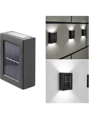 Timion Solar Lamba Dekoratif Aplik Su Geçirmez LED Işıklı Duvar Lambası