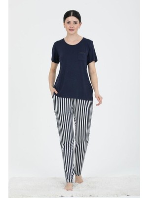 Pjs 24232 Kadın Kısa Kollu Pijama Takımı