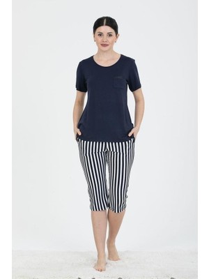 Pjs 24231 Kadın Kapri Pijama Takım