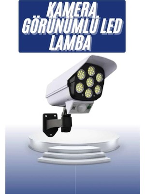 Timion Solar Bahçe Lambası Uzaktan Kumandalı Kamera Görünümlü Hareket Sensörlü