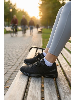 Enoch Kadın Bağcıklı Konfor Taban Yazlık Koku Yapmaz Spor Ayakkabı