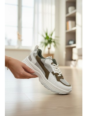 Enoch Kadın File Detaylı Konfor Taban Spor Ayakkabı