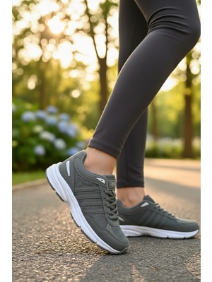 Enoch Kadın Bağcıklı Konfor Taban Yazlık Koku Yapmaz Spor Ayakkabı