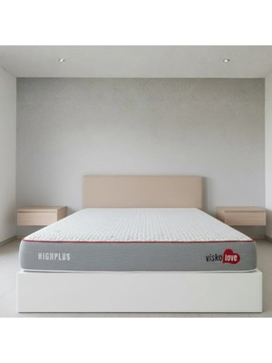 Visko Love High Plus Visco Akıllı Yatak Çift Kişilik Yatak 180 x 200 cm