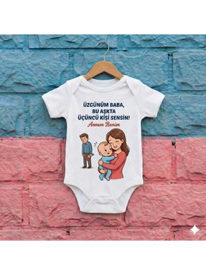 Novera Baby Organik %100 Pamuklu Bebek Zıbın Üzgünüm Baba