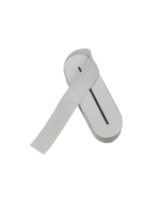 Miss Mojo Beyaz - 4cm Paça Lastik Yassı Geniş 10MT