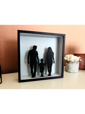 Hasfar Tech Aile Silüeti Gölge Kutusu