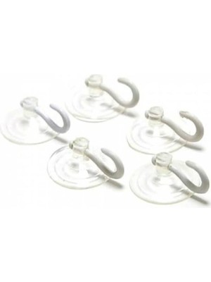 Kancalı Cam Vantuzu 5 Adet