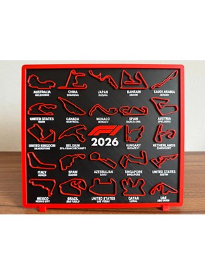 Hasfar Tech Formula 1 2026 Takvimi – 3D Pist Tablosu