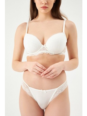 Yeni Eros 810 Kadın Linda Badem Boş Cup Sütyen Takımı