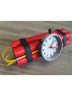 Hasfar Tech Dinamit Tasarımlı Dekoratif Saat