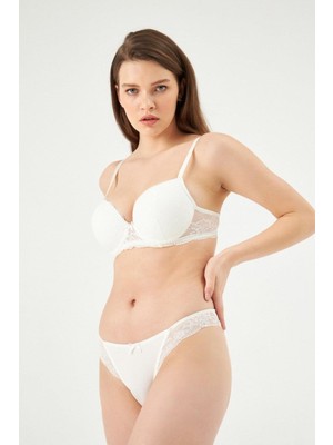 Eros 812 Kadın Yarı Push-Up Yarı Destekli Sütyen Takım