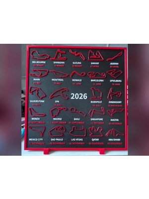 Hasfar Tech Formula 1 2026 Takvimi – 3D Pist Tablosu