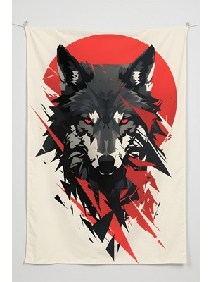 Charmbi Gamer Duvar Örtüsü -  Çok Renkli Anime Temalı Kumaş Oda Dekoru Tapestry