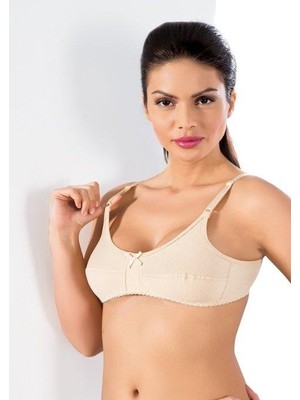 Yeni Lüx DRM 083 Kadın Büyük Beden %100 Pamuk Desteksiz Rahat Penye Sütyen