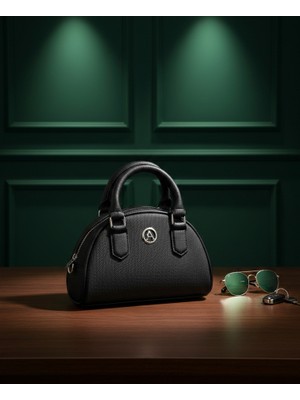 Vardis Çift Askılı Gizli Iç Cepli Kadın El ve Çapraz Askılı Çanta