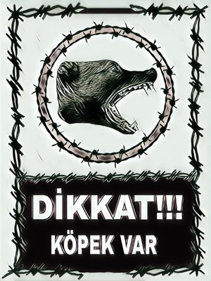 tp Retro Vintage Belçika Malinois Dikkat Köpek Var Ahşap Poster Tablo 20 x 30 cm