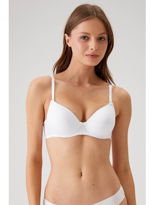 Pierre Cardin 6005 Adria Balenli Destekli / Push Up Dolgulu Micro Sütyen Askı Hediyeli