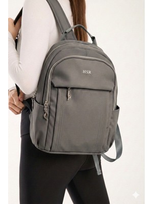 Hsr Su Geçirmez Çok Bölmeli Yumuşak Kadın Sırt Çantası