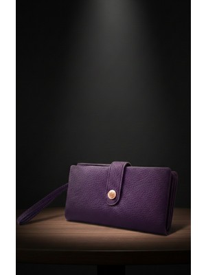 Vardis Ithal Deri Yumuşak Kart ve Telefon Koyulabilen Cüzdan