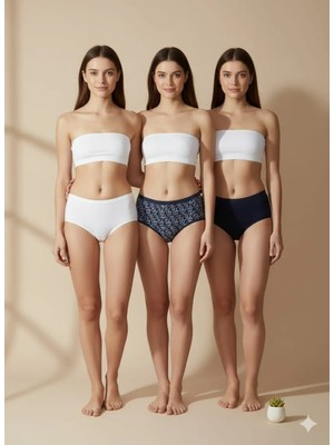 Hb Comfort Kadın Pamuklu Bato Külot 3’lü Set